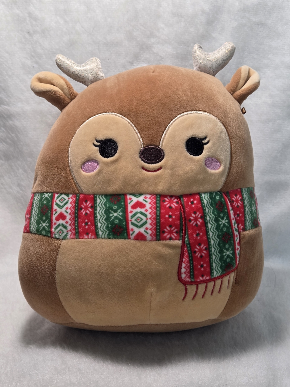 DARLA Squishmallows 8" Reindeer Christmas Scarf Claires Exclusive NO HANGTAG